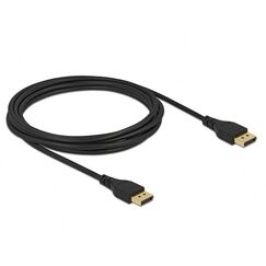 DeLOCK DisplayPort Kabel 8K 60 Hz 3 m DP 8K zertifiziert ohne Einrastfunktion
