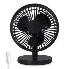 ADE VT2302-1 Ventilator Schwarz, Farbe: Schwarz, Länge: 1 m