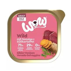 WOW.Pet WA00150VE Hunde-Dosenfutter Süßkartoffeln, Wildfleisch Adult 150 g