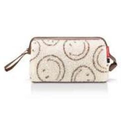 Reisenthel travelcosmetic Kulturbeutel 4 l Recyceltes Polyester Braun, Beige