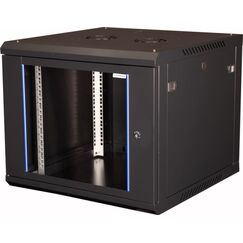Wirewin WCAB PS3 600X600X9U B Rack 9U Wandmontiertes Regal Schwarz