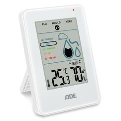 ADE WS2310-1 Hygrometer/Psychrometer Drinnen Elektronisches Hygrometer Weiß, Farbe: Weiß