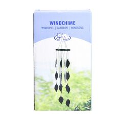 Esschert Design WV20 Windspiel & -glocke Schwarz Mitteldichte Faserplatte (MDF), Aluminium, Eisen