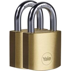 Yale Y110B Herkömmliches Vorhängeschloss 2 Stück(e)