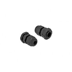 DeLOCK Kabelverschraubung PG7 10 Stück schwarz