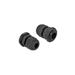 DeLOCK Kabelverschraubung PG9 10 Stück schwarz