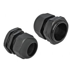 DeLOCK Kabelverschraubung PG29 10 Stück schwarz