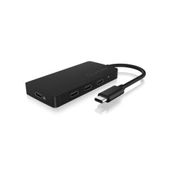 ICY BOX IB-HUB1429-CPD, USB 3.2 Gen 2 Type-C® Hub zu 3x Type-C® Anschlüssen und mit Power Delivery bis zu 100 W