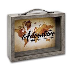 ZEP Goldbuch Wunscherfüller Adventure Holz, Glas, 22 x 21.5 x 7.5 cm