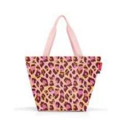 Reisenthel Shopper M Beige, Braun, Pink Stoffbeutel, Farbe: Beige, Braun, Pink
