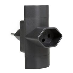 M. Schönenberger 06.480.SZ Netzstecker-Adapter Schwarz