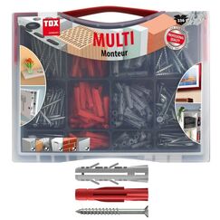 TOX Dübel Monteur Multi Dübel 336 Stück(e) Nylon Rund