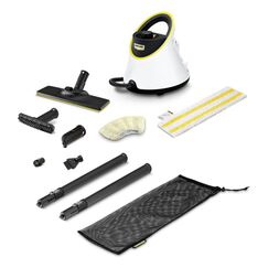 Kärcher SC 2 Deluxe Zylinder-Dampfreiniger 1 l 1500 W Schwarz, Weiß