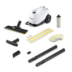 Kärcher SC 3 EasyFix Zylinder-Dampfreiniger 1 l 1900 W Schwarz, Weiß