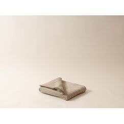 Esmée MES100.226.01 Überwurfdecke 130 x 170 cm Baumwolle Braun, Weiß
