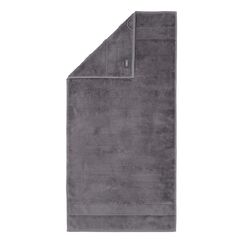 Cawö Handtuch Noblesse dunkelgrau 50 x 100