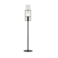 Markslöjd Tubo Tischleuchte E14 LED Schwarz, Transparent, Farbe: Schwarz, Transparent, Länge: 2 m