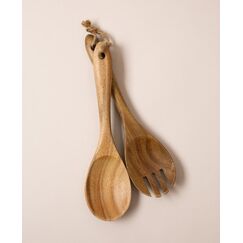 Esmée 120.160.01 Löffel Salatlöffel Holz Akazie 2 Stück(e)
