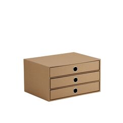 Rössler 1524452623 Büro-Schubladenschrank Naturholz