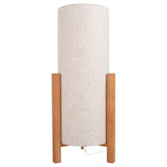 Näve 3193927 Tischleuchte E27 25 W LED Beige, Natürlich/Natur