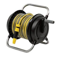 Kärcher 2.645-370.0 Gartenschlauchrolle Standrolle Schwarz, Gelb