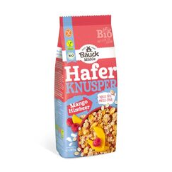 Bauck Mühle Hafer Knusper Müsli Mango Himbeere Bio glutenfrei 285 g