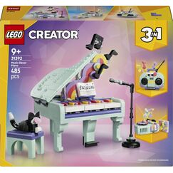 LEGO Deko-Klavier mit Katze