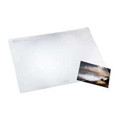 Laufer Matton Schreibtischunterlage Transparent