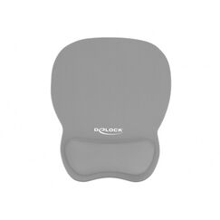 DeLOCK Ergonomisches Mauspad mit Handballenauflage grau 245 x 206 mm