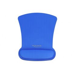DeLOCK Ergonomisches Mauspad mit Handballenauflage blau 255 x 207 mm