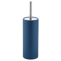 Diaqua 45192327 Toilettenbürste und -halter WC-Bürste & Halter, Farbe: Indigo, Edelstahl, Weiß