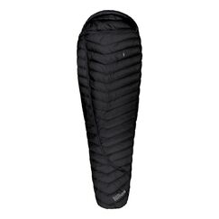 Grüezi Bag 5204-1008-175 Schlafsack Erwachsener Mumienschlafsack Feather, Nylon, Wolle Schwarz