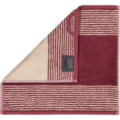 Cawö Seiftuch Two-Tone bordeaux, 30 x 30