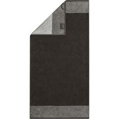 Cawö Handtuch Two-Tone basalt , 50 x 100