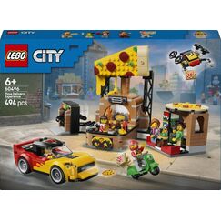 LEGO Pizza-Liefererlebnis mit Fahrzeugen