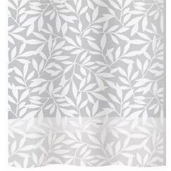 Diaqua Leaf Duschvorhang Öse Polyethylen-Vinylacetat (PEVA) Grau, Weiß