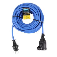 M. Schönenberger 85.551.13.20BF Verlängerungskabel 20 m 1 AC-Ausgänge Drinnen/Draußen Blau, Schwarz