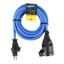 M. Schönenberger 85.551.13.5BF Verlängerungskabel 5 m 1 AC-Ausgänge Drinnen/Draußen Blau, Schwarz