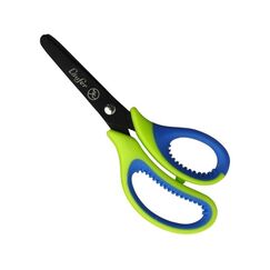 Laufer 87221 Büro- & Bastelschere Universal Gerader Schnitt Blau, Grün, Farbe: Blau, Grün