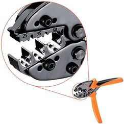 Weidmüller PZ 50 Crimpwerkzeug Schwarz, Orange