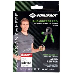 Schildkröt Fitness 960122 Handgreifer Schwarz, Grün Anpassbar Griffverstärker