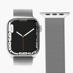 Vonmählen Milanese Loop Band Silber Edelstahl