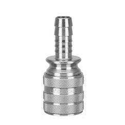 Alba-Krapf 10011 Anschlussteil für Wasserschlauch Messing Silber
