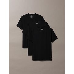 Calvin Klein LV00NB4185UB1 T-Shirt Rundhals Kurzärmel Baumwolle, Polyester, Elastan