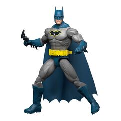 Mattel DC Premier 15 cm Batman Actionfigur Serie 1, detailreiches Design, 22 Bewegungspunkte und Cape