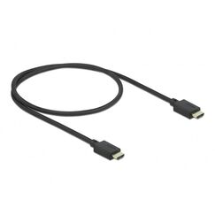 DeLOCK High Speed HDMI Kabel 48 Gbps 8K 60 Hz 0,5 m, Länge: 0,5 m