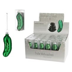 G. Wurm 10044793 Christbaumschmuck Spezifisches Weihnachtsornament Glas Grün