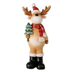 Boltze 2085913 Dekorative Statue & Figur Rot, Braun Keramik
