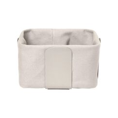 Blomus 64206 Brotkorb Quadratisch Baumwolle, Stahl Cremefarben