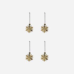 House Doctor 900001893 Christbaumschmuck Weihnachtlicher Sternenschmuck Gold